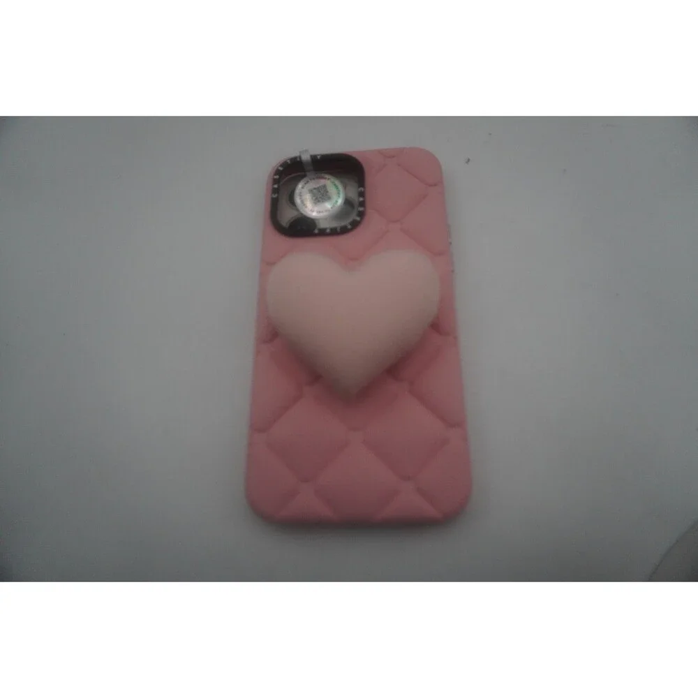CASETiFY IPhone 14 Pro Max The Grippy Case Heartbreaker Pink Heart Plush Grip - Picture 9 of 9